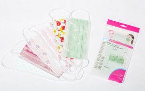 花色水刺布口罩/成人款